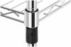 Regał metalowy - 120 x 45 x 190 cm - 90 kg - 4 kółka - Royal Catering RCMR-1800P49 10012531 4062859074331