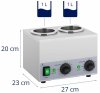 Podgrzewacz do sosów - 2 x 1 l - dolny panel sterowania - Royal Catering 10012709 RCSW-16