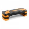 Step do ćwiczeń - regulowana wysokość - 100 kg - czarno-pomarańczowy GYMREX 10230222 GR-MG119