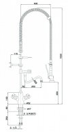 Bateria mieszająca dwuuchwyt. 26L-1801B