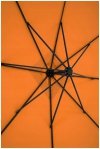 Parasol ogrodowy wiszący - pomarańczowy - kwadratowy - 250 x 250 cm - uchylny UNIPRODO 10250550 UNI_UMBRELLA_SQ250OR_N