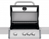 GRILL GAZOWY 3+1 STAL NIERDZEWNA 11,5KW, Z SZYBĄ YATO YG-20015