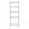 REGAŁ PÓŁKOWY Z DRUTU 350x550x1500 mm - szary ROYAL CATERING 10011227 RCMR-1800P19
