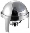 Podgrzewacz na pastę okrągły z szybką 6L Szron WT-D200504