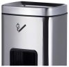 Koszopopielnica srebrna 81cm 12L Szron WT-C702601-SILVER