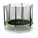 Trampolina ogrodowa - Ø244 cm - 100 kg - siatka UNIPRODO 10250510 UNI_TRAMPOLINE_06