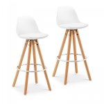 Hoker - tapicerowany - biały - 2 szt. FROMM & STARCK 10260127 STAR_SEAT_01