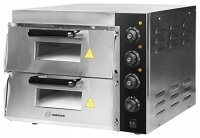 Piec Do Pizzy Podwójny Komora 41х40х12cm 50–350° 3KW HKN-MD11 DELUXE 