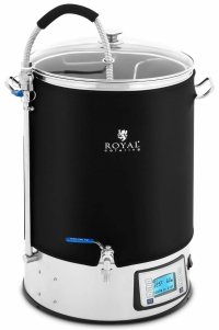 Kocioł warzelny z izolacją - 40 l - 2500 W - 10-100°C - stal nierdzewna - wyświetlacz LCD - timer Royal Catering 10012888 RCBM-40IN 