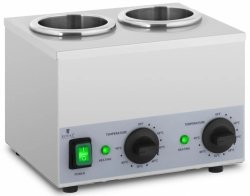 Podgrzewacz do sosów - 2 x 1 l - dolny panel sterowania - Royal Catering 10012709 RCSW-16