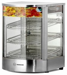 Profesjonalna witryna grzewcza 3 półki 85 kW 25-85°C HURAKAN HKN-WD1