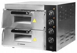 Piec Do Pizzy Podwójny Komora 41х40х12cm 50–350° 3KW HKN-MD11 DELUXE