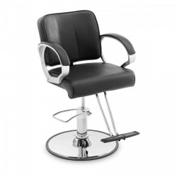 Fotel fryzjerski - podnóżek - 50 - 60 cm - 180 kg - czarny PHYSA 10040682 PHYSA HOVE BLACK