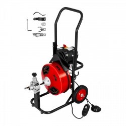 Przepychacz do rur - 390 W - Ø 25 - 125 mm MSW 10060350 MSW-DRAIN CLEAN 23E