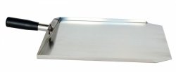 Szufelka aluminiowa z rantami bocznymi | 280x280 mm | QSAB