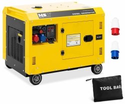  Agregat prądotwórczy Diesel - 7220 / 8500 W - 30 l - 240/400 V - mobilny - AVR - Euro 5 MSW 10062297 MSW-AVR 8500S MAX EURO5