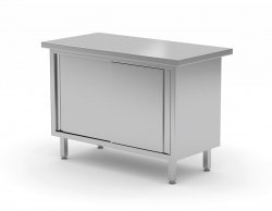 Stół centralny przelotowy z drzwiami suwanymi 1000 x 600 x 850 mm POLGAST 127106P 127106P