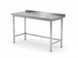 Stół przyścienny wzmocniony bez półki 1700 x 600 x 850 mm POLGAST 102176 102176