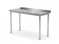 Stół przyścienny bez półki 700 x 700 x 850 mm POLGAST 101077 101077