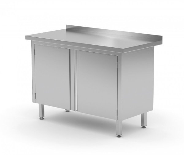 Stół przyścienny szafka z drzwiami na zawiasach 700 x 700 x 850 mm POLGAST 128077-2 128077-2
