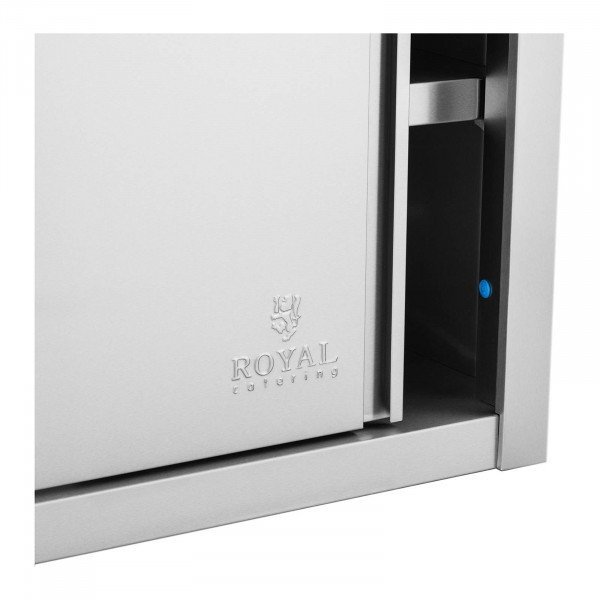 Szafka ścienna - stal nierdzewna - 120 x 45 x 60 cm ROYAL CATERING 10011662 RCSSWC-120X45-S