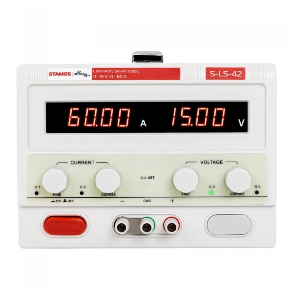 ZASILACZ LABORATORYJNY SERWISOWY WARSZTATOWY 0-60A STAMOS 10021072 S-LS-42