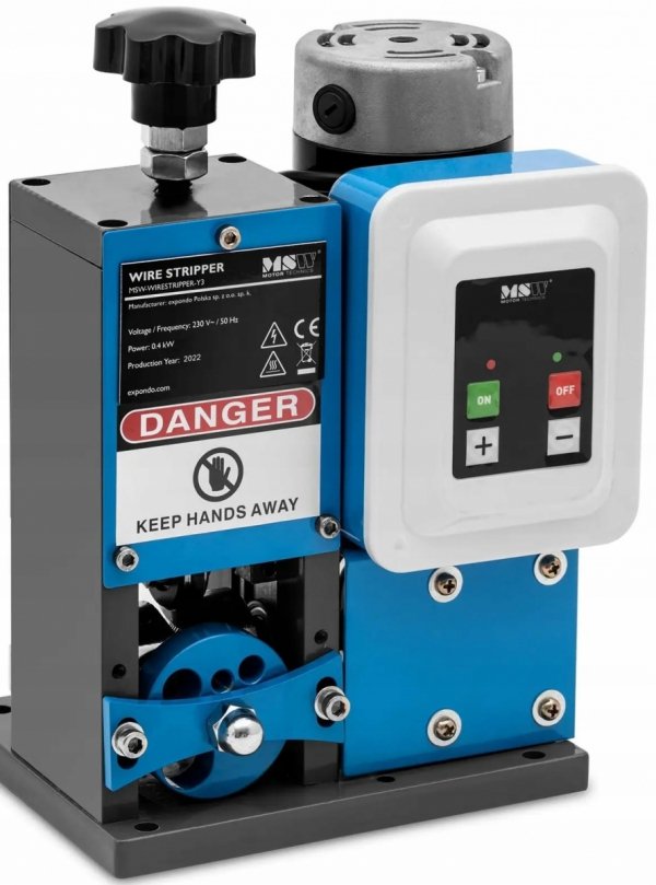 Korowarka do kabli 400W 1 wejście 20 m/min MSW MSW-WIRESTRIPPER-Y 10062268 4062859182647