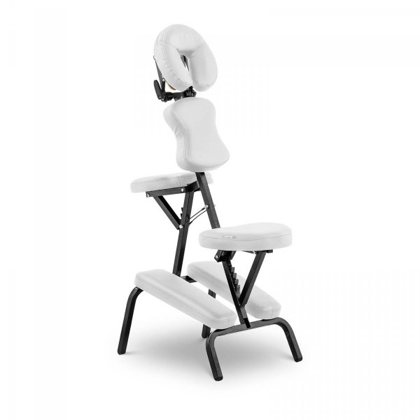 Krzesło do masażu - składane - białe PHYSA 10040387 MONTPELLIER WHITE