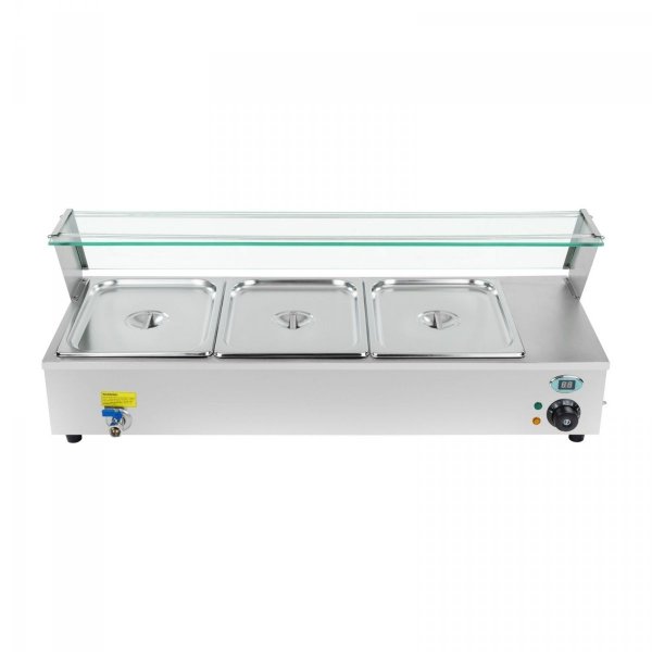 Bemar z osłoną - 3 x GN 1/2 ROYAL CATERING 10010044 RCBM-3