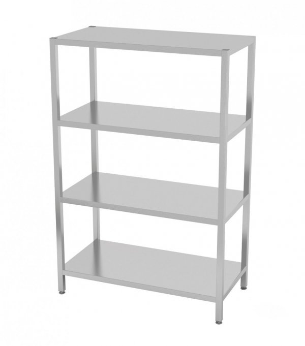 Regał magazynowy skręcany, 4 półki pełne 1400 x 400 x 1800 mm POLGAST 334144SK 334144SK