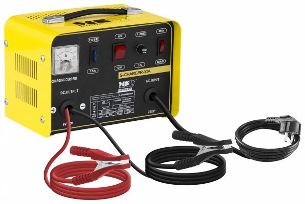 Prostownik - 6/12V - 8A - przełącznik napięcia MSW 10060141 S-CHARGER-10A