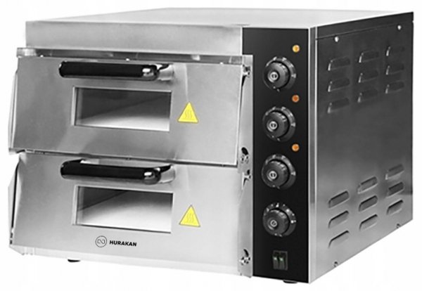 Piec Do Pizzy Podwójny Komora 41х40х12cm 50–350° 3KW HKN-MD11 DELUXE