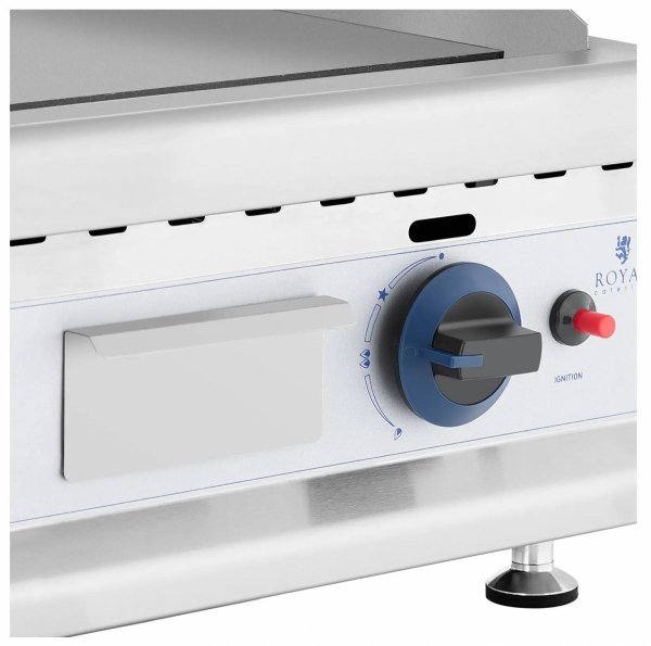 Grill gazowy - 35 x 40 cm - gładki - 3100 W - gaz ziemny - 0,02 bar R0YAL CATERING 10011694 RC-GG35020