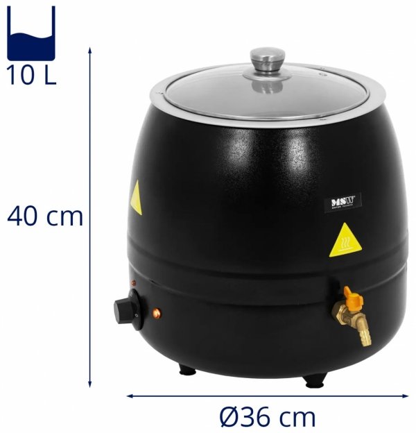 Topiarka do wosku do świec - elektryczna - 10 l - 400 W MSW 10062540 MSW-WAX-C10400
