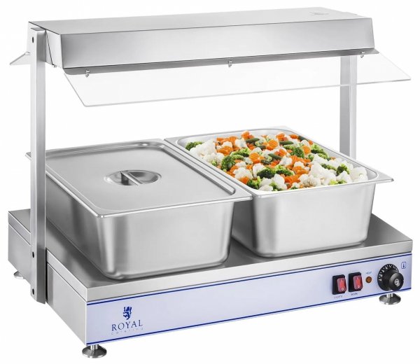 Płyta grzewcza - 700 x 500 mm - 2 halogeny - 1100 W Royal Catering 10010382 RCHP-70