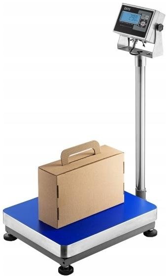 Waga z Legalizacją Magazynowa Sklepowa 300kg 150kg 40x50cm 100/50g RS232 CE HW-L-300 40x50 5905317012157