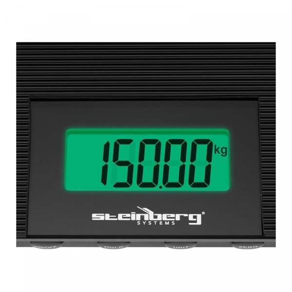 Waga weterynaryjna - 150 kg / 50 g - mata antypoślizgowa - LCD STEINBERG 10030923 SBS-PS-1500