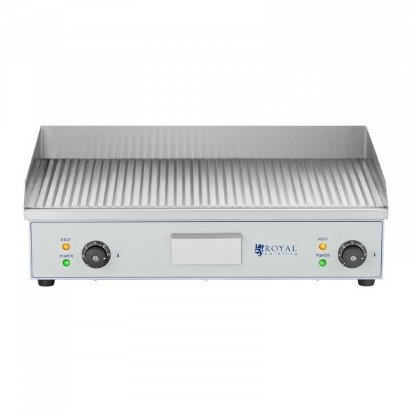 Płyta grillowa - 400 x 730 mm - Royal Catering - 2 x 2200 W ROYAL CATERING 10011542 RCEG-73R