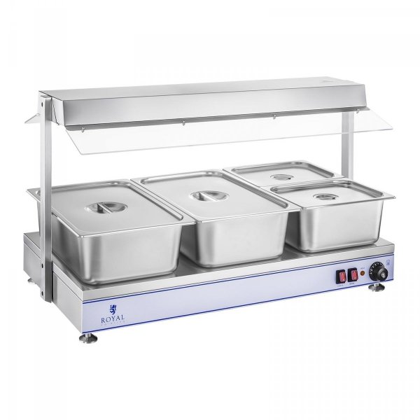 Płyta grzewcza - 1000 x 500 mm - 3 halogeny - 1550 W ROYAL CATERING 10010383 RCHP-100H
