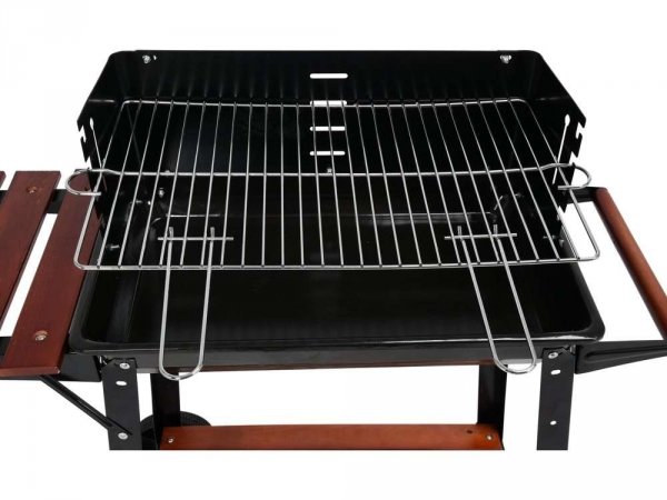 Grill węglowy z półką ruszt 48x28 cm LUND 99585