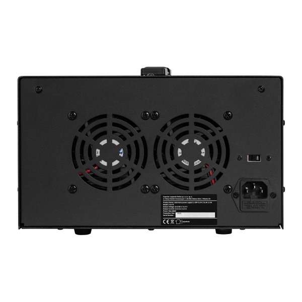 Zasilacz laboratoryjny - 0-30 V - 0-3 A DC - trzy kanały STAMOS 10021166  S-LS-75