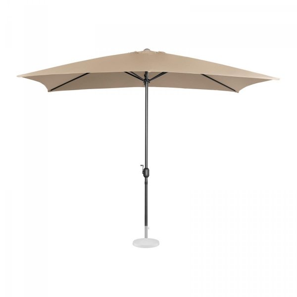 Parasol ogrodowy - szarobrązowy - prostokątny - 200 x 300 cm UNIPRODO 10250584 UNI_UMBRELLA_SQ2030TA_N