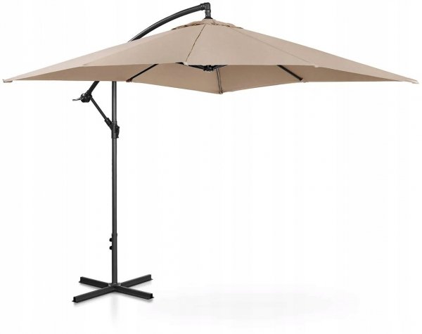 Parasol ogrodowy wiszący 250x250cm UNIPRODO 10250524 UNI_UMBRELLA_SQ250CR_N