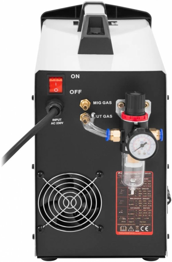 Spawarka wielofunkcyjna - MIG/MAG - 200 A - MMA - cięcie 50 A - TIG Liftarc STAMOS TRON TX200 10021502 4062859241351