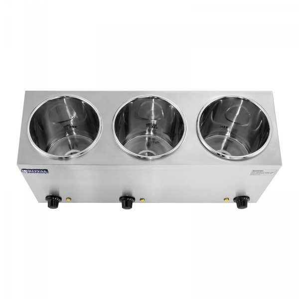 Stacja do zup - 3 x 2,75 l - 450 W ROYAL CATERING 10010577 RCBM-3/4R