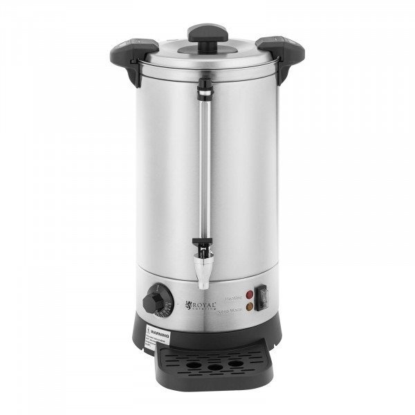 Warnik do wody - 9 l - 1500 W - ociekacz - srebrny ROYAL CATERING 10012453 RC-WBDW9