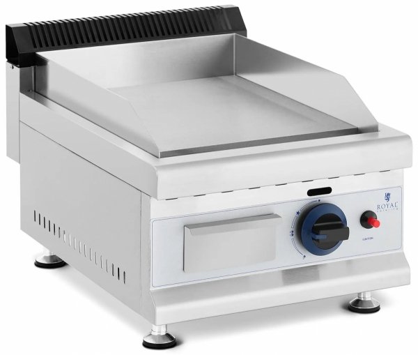 Grill gazowy - 35 x 40 cm - gładki - 3000 W - propan/butan - 0,05 bar ROYAL CATERING 10011692 RC-GG35050