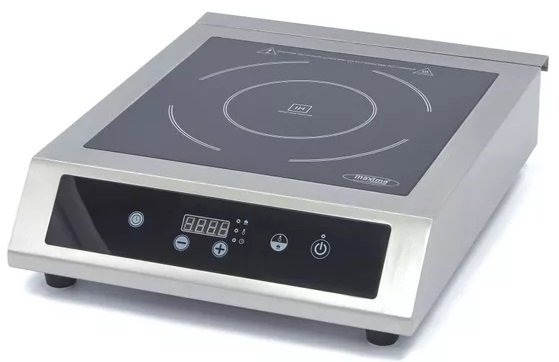 Kuchenka Indukcyjna Płyta Grzejna 16-28cm Profesjonalna Elektryczna 3500W 1 palnik MAXIMA 09371030 5905317012492
