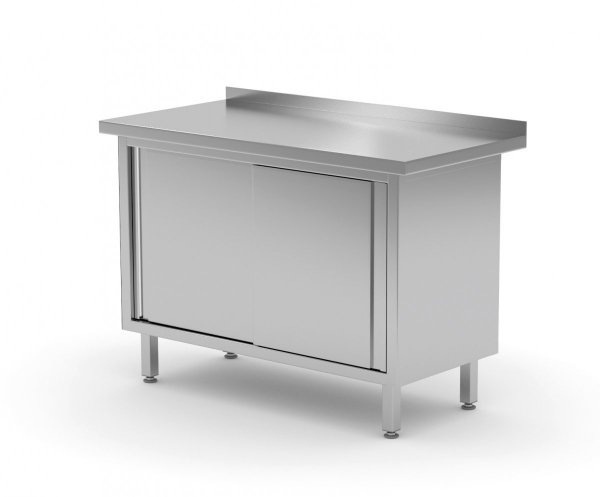 Stół przyścienny szafka z drzwiami suwanymi 900 x 600 x 850 mm POLGAST 127096 127096