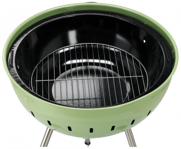 GRILL WĘGLOWY OKRĄGŁY 54CM ZIELONY YATO YG-20303